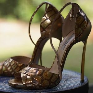 Casadei Blade criss cross sandals